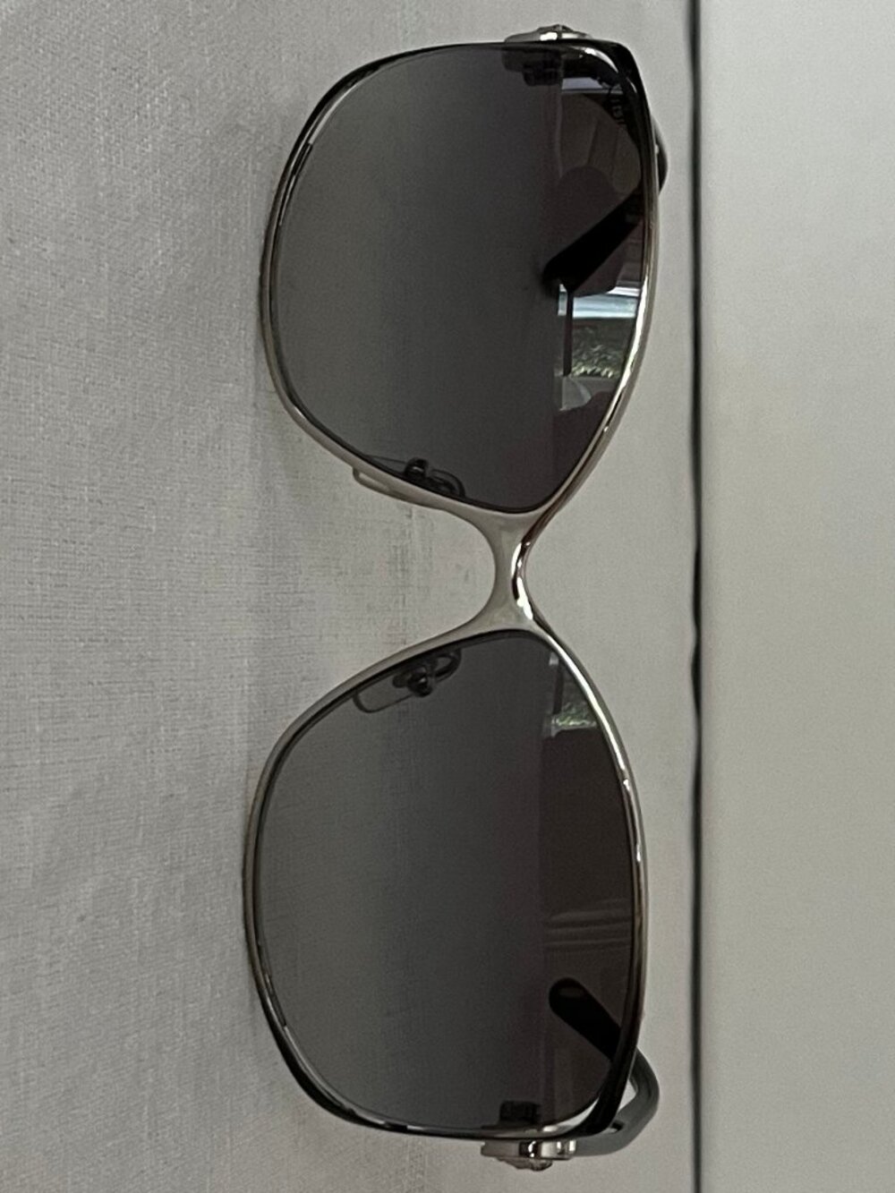 Versace Sunglasses - black and silver - Authentic